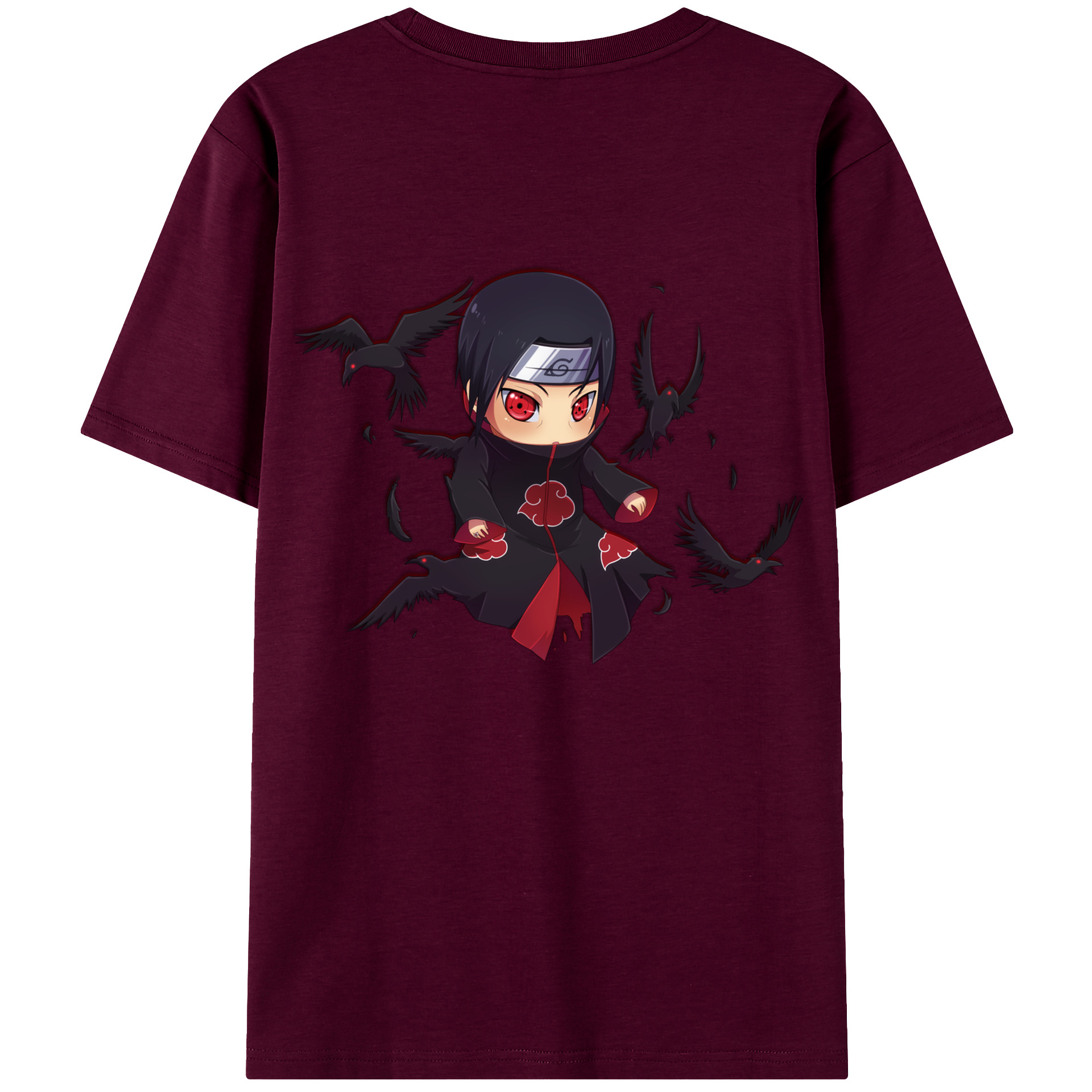 （画像用） NARUTO -ナルト- うちは イタチ Uchiha Itachi レディース半袖Tシャツ(バックプリント)